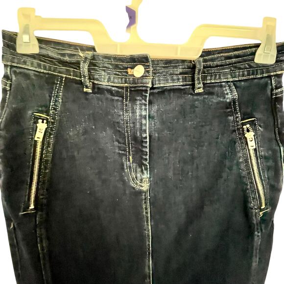 NWT Pilcro/Antthro Denim Shirt with Zip Pockets – Size 10 - Picture 2 of 6